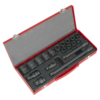 Premier Impact Socket Set 1/2"Sq Drive 19pc [AK5619M]