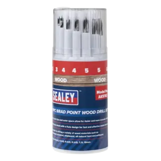 Brad Point Wood Drill Bit Set 11pc [AK5703]