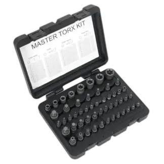 Premier TRX-Star* Master Socket Set 52pc 1/4", 3/8" & 1/2"Sq Drive 52pc [AK6199]