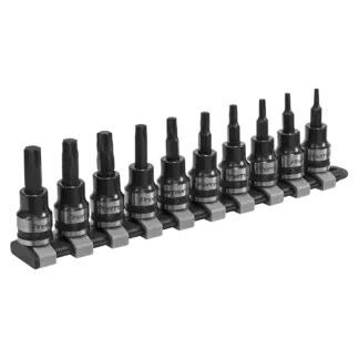Premier Black TRX-Star* Socket Bit Set 3/8"Sq Drive 10pc [AK6207B]