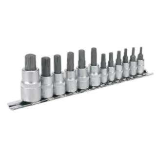 Premier TRX-Star* Socket Bit Set 1/4", 3/8" & 1/2"Sq Drive 12pc [AK6213]