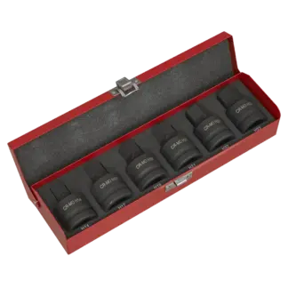 Premier Hex Impact Socket Bit Set 3/4"Sq Drive 6pc [AK6217]