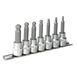 Premier Ball-End Hex Socket Bit Set 3/8"Sq Drive 7pc [AK621]