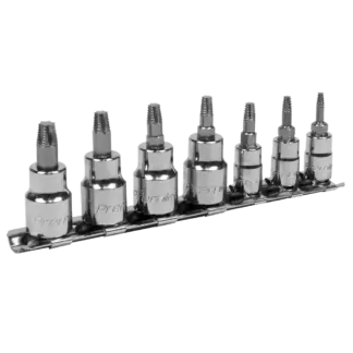 Premier Lock-On™ TRX-Star* Socket Bit Set 1/4" & 3/8"Sq Drive 7pc [AK62262]