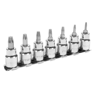 Premier Lock-On™ TRX-Star* Socket Bit Set 3/8"Sq Drive 7pc [AK62263]
