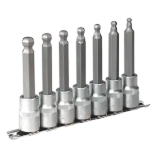 Premier Ball-End Hex Socket Bit Set 1/2"Sq Drive 7pc [AK622]