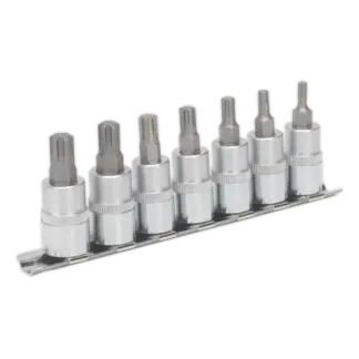 Premier Ribe Socket Bit Set 3/8"Sq Drive 50mm 7pc [AK6232]