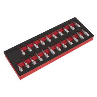 Premier TRX-Star*/Hex/Spline Socket Bit Set 3/8"Sq Drive 22pc [AK6243]