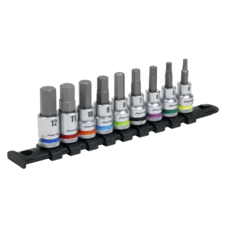 Premier Platinum Hex Socket Bit Set 3/8"Sq Drive 9pc [AK6250]