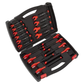 Premier Insulated Open-End Spanner Set 18pc - VDE Approved [AK63172]