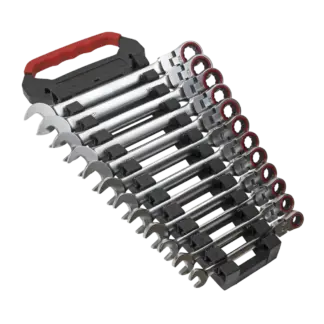 Premier Platinum Flexi-Head Ratchet Combination Spanner Set 12pc [AK63942]