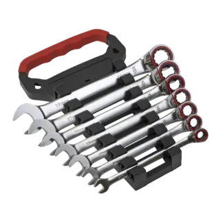 Premier Platinum Reversible Ratchet Combination Spanner Set 7pc [AK63945]