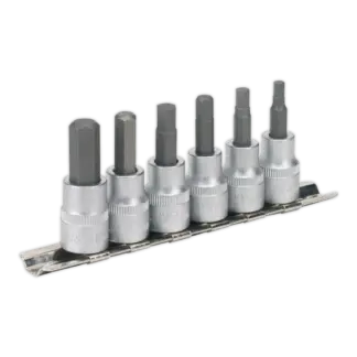 Premier Hex Key Socket Bit Set 3/8"Sq Drive 6pc [AK656]