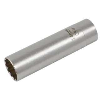 Spark Plug Socket with Magnetic Retainer 3/8"Sq Drive 12-Point 14mm [AK6568]