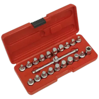 Oil Drain Plug Key Set 3/8"Sq Drive 21pc [AK6586]
