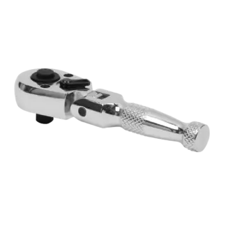 Premier Stubby Flexi-Head Ratchet Wrench 1/4"Sq Drive [AK660SF]