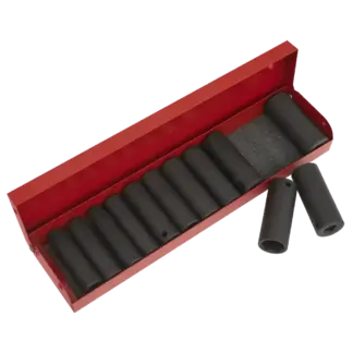 Premier Metric/Imperial Deep Impact Socket Set 3/8"Sq Drive 12pc [AK683]