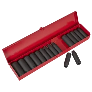 Premier Metric/Imperial Deep Impact Socket Set 1/2"Sq Drive 16pc [AK685]