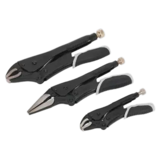 Premier Black Quick Release Locking Pliers Set 3pc [AK6863B]