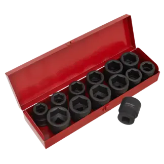 Premier Metric/Imperial Impact Socket Set 3/4"Sq Drive 13pc [AK686]