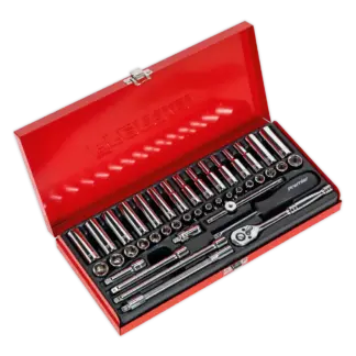 Premier Metric/Imperial Socket Set 1/4"Sq Drive 41pc [AK690]