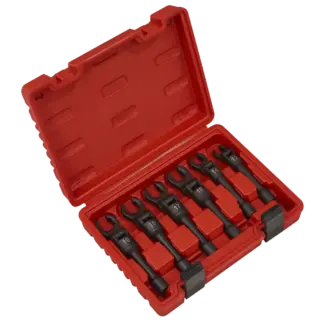 Flexi-Head Flare Nut Diesel Injection Wrench Set 6pc 3/8"Sq Drive [AK6901]