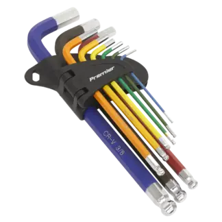 Premier Imperial Long Ball-End Hex Key Set 9pc [AK7197]