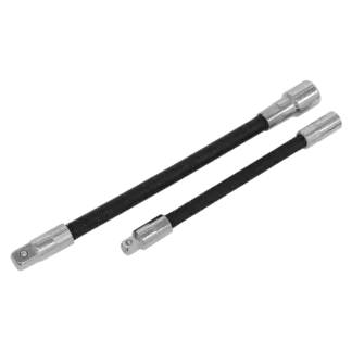 Premier Flexible Extension Adaptor Set 1/4"Sq x 150mm & 3/8"Sq x 200mm 2pc [AK7341]