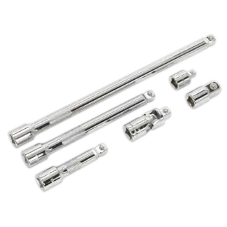 Premier Wobble/Rigid Extension Bar, Adaptor & Universal Joint Set 3/8"Sq Drive 6pc [AK7690]
