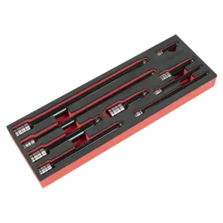 Premier Black Wobble/Rigid Extension Bar Set 1/4", 3/8" & 1/2"Sq Drive 9pc - Premier Black [AK7693]