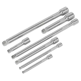 Premier Wobble/Rigid Extension Bar Set 1/4", 3/8" & 1/2"Sq Drive 7pc [AK770]