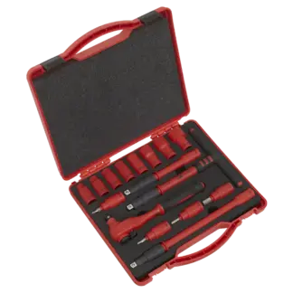 Premier Insulated Socket Set 3/8"Sq Drive 16pc - VDE Approved [AK7940]