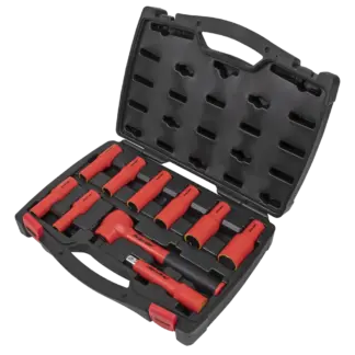 Premier Insulated Socket Set 1/2"Sq Drive 10pc - VDE Approved [AK7943]