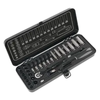 Premier Black Socket Set 1/4"Sq Drive 32pc [AK7970]