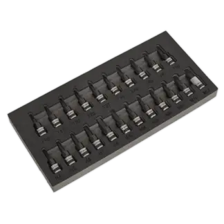 Premier Black TRX-Star*/Hex/Spline Socket Bit Set 3/8"Sq Drive 22pc [AK7985]