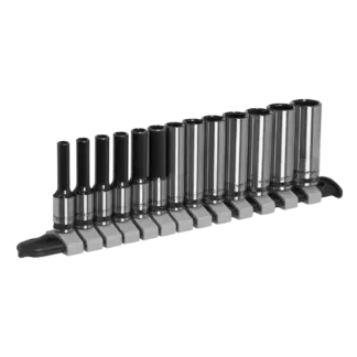 Premier Black Deep Socket Set 1/4"Sq Drive 13pc [AK7991]