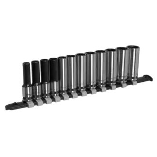Premier Black Deep Socket Set 3/8"Sq Drive 12pc [AK7993]