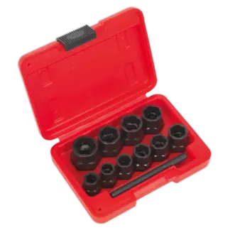 Spanner Type Bolt Extractor Set 3/8"Sq Drive 11pc [AK8184]