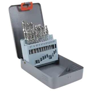 Left-Hand Spiral Drill Bit Set 19pc [AK8190]