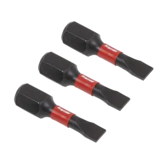 Premier Slotted Impact Power Tool Bits 4.5 x 25mm 3pc [AK8201]
