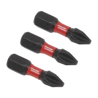 Premier Phillips Impact Power Tool Bits #2 x 25mm 3pc [AK8205]