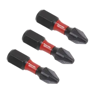 Premier Pozi Impact Power Tool Bits #2 x 25mm 3pc [AK8208]