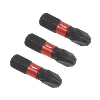 Premier Pozi Impact Power Tool Bits #3 x 25mm 3pc [AK8209]