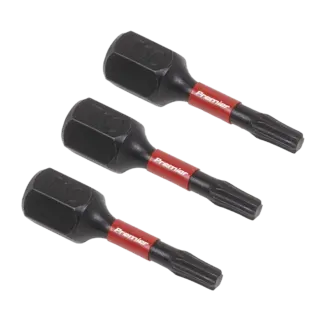 Premier TRX-Star* Impact Power Tool Bits T10 x 25mm 3pc [AK8215]