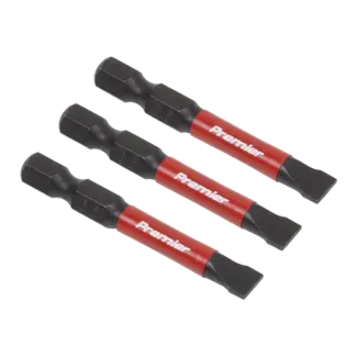 Premier Slotted Impact Power Tool Bits 6.5 x 50mm 3pc [AK8228]