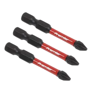 Premier Phillips Impact Power Tool Bits #2 x 50mm 3pc [AK8230]
