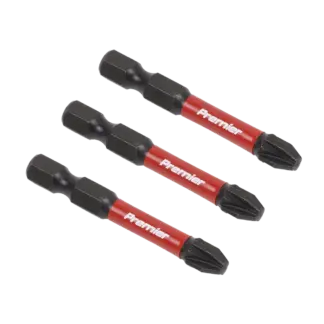Premier Pozi Impact Power Tool Bits #3 x 50mm 3pc [AK8234]