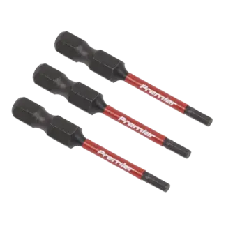 Premier Hex Impact Power Tool Bits 2.5 x 50mm 3pc [AK8235]