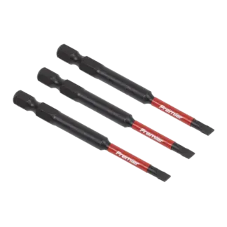Premier Slotted Impact Power Tool Bits 4.5 x 75mm 3pc [AK8251]