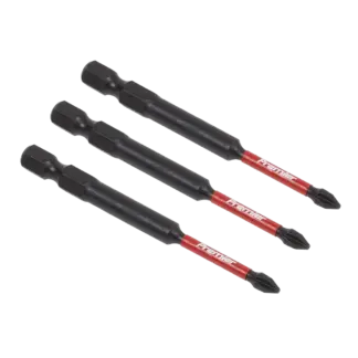 Premier Phillips Impact Power Tool Bits #1 x 75mm 3pc [AK8254]
